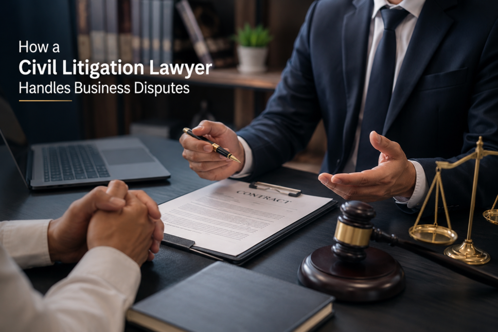 How a Civil Litigation Lawyer Handles Business Disputes