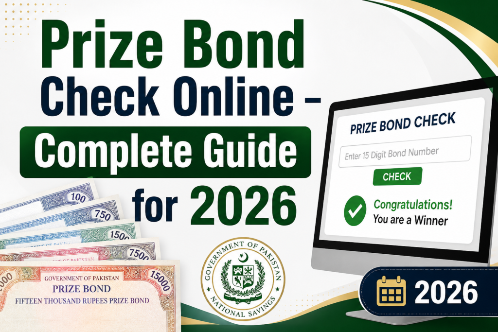 Prize Bond Check Online