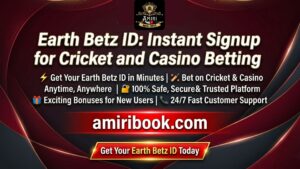 Online Earth Betz ID platform offering instant cricket and casino betting access