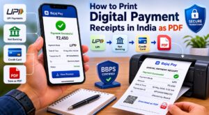 How to Print Digital Payment Receipts in India as PDF