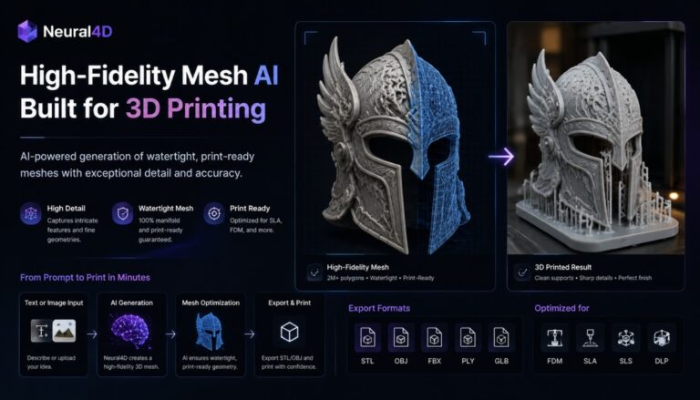 Neural4D: Precision Meets Creativity with High-Fidelity Mesh AI