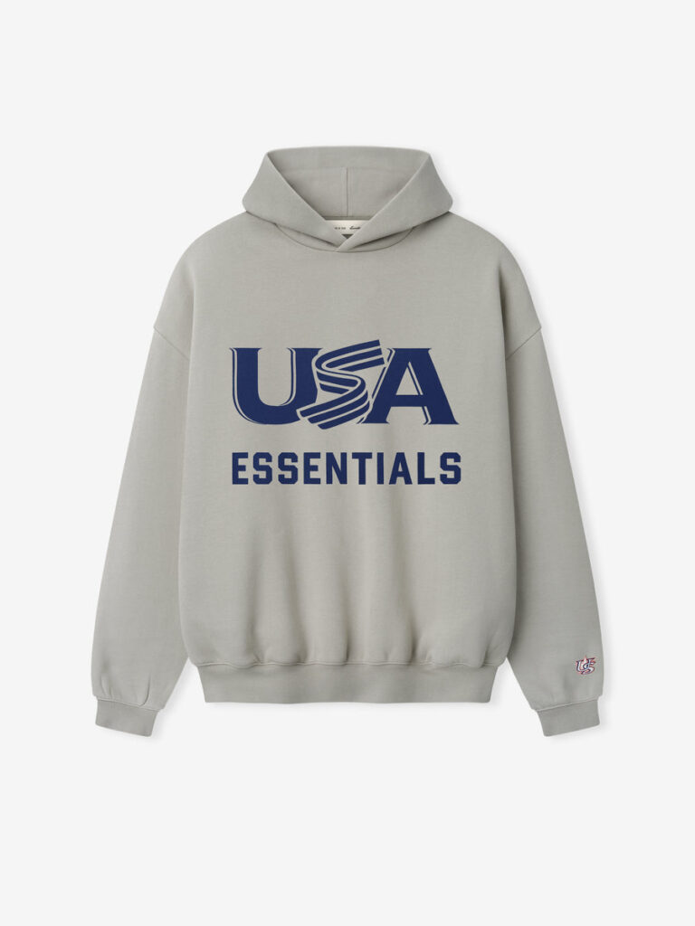 Grey Essentials Hoodie