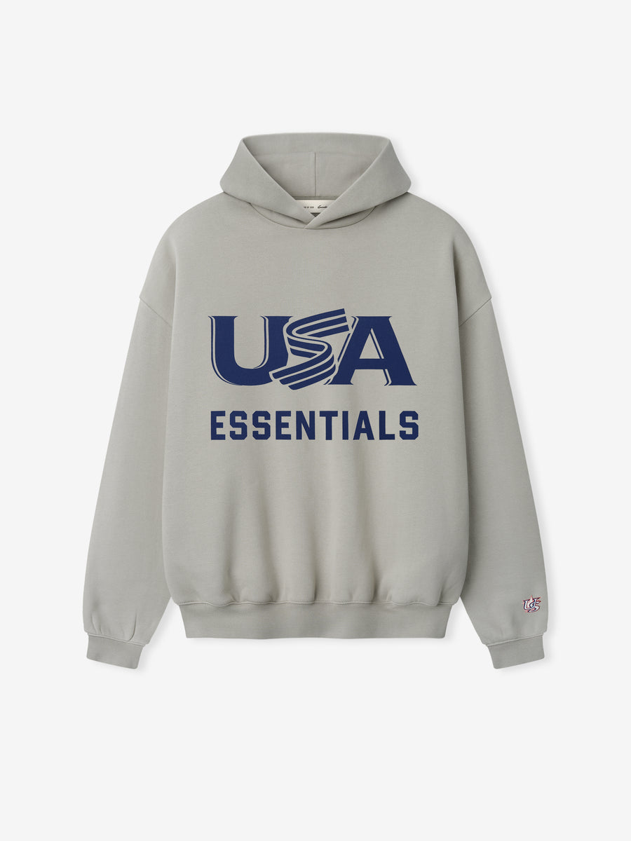 Grey Essentials Hoodie