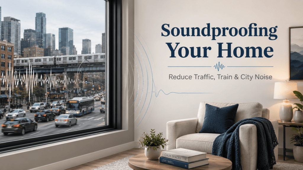 Soundproofing Your Home Practical Ways to Reduce Traffic, Train, and City Noise
