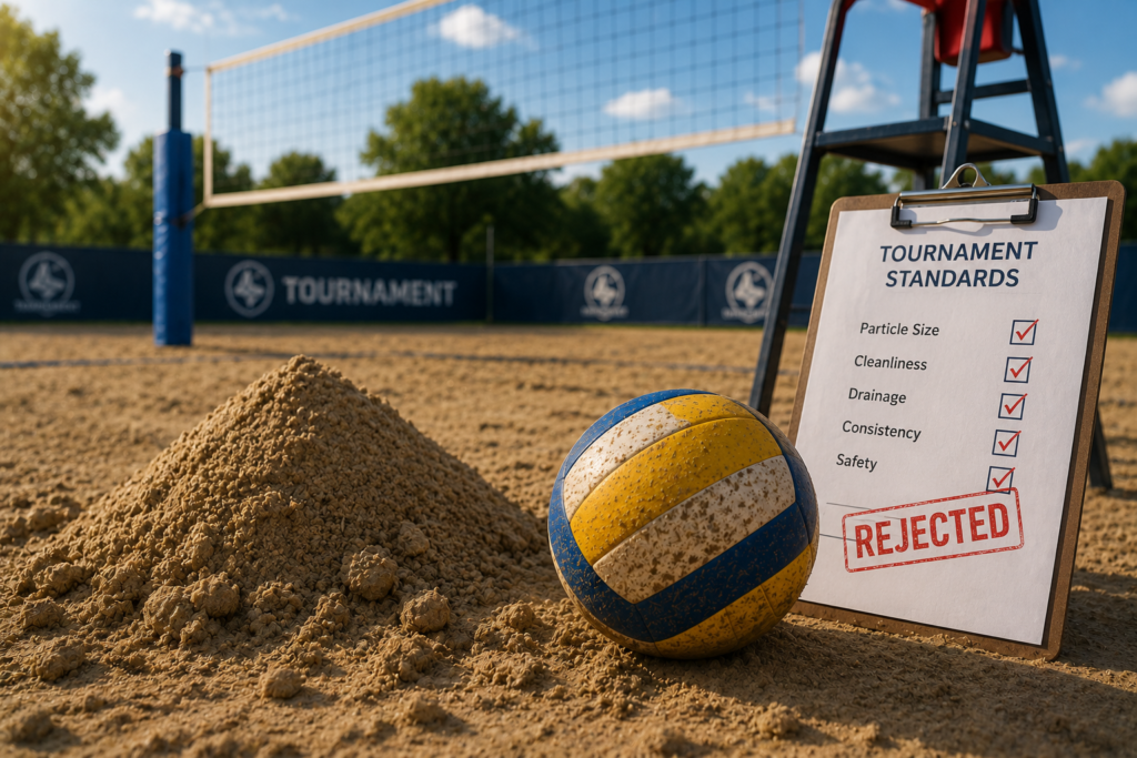 Why Some Volleyball Sand Deliveries Fail Tournament Standards