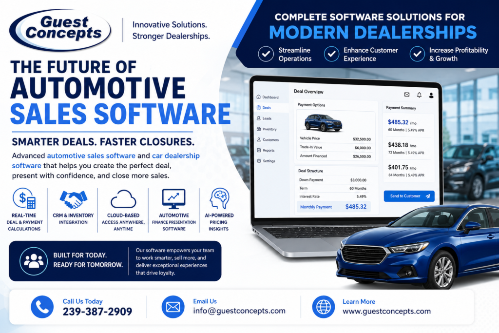 automotive finance presentation software