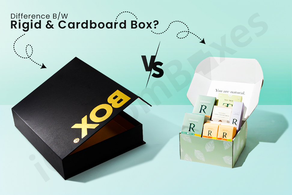 Rigid box vs cardboard box