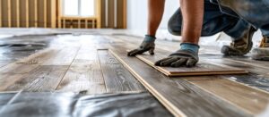 flooring works