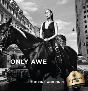 Blenders Pride drinking water