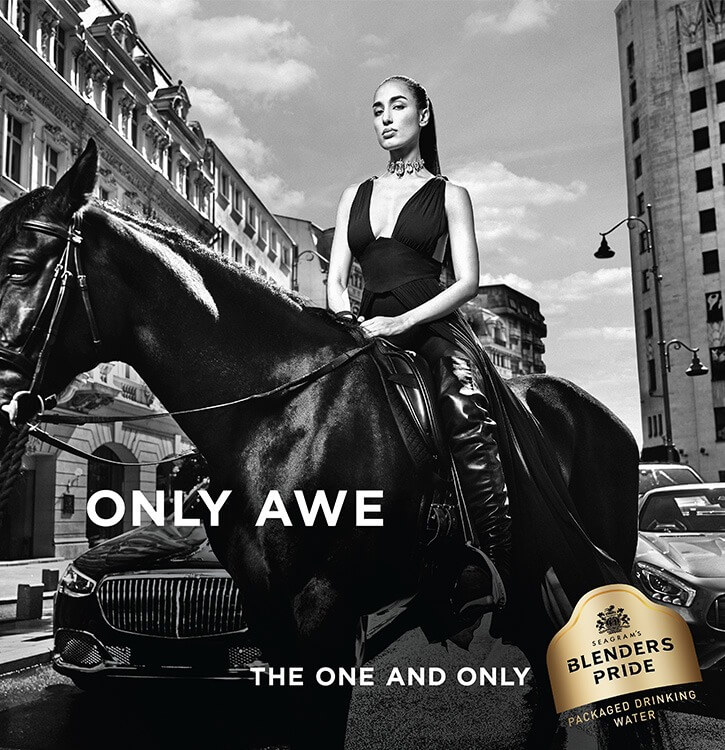 Blenders Pride drinking water