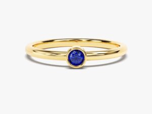 sapphire birthstone ring