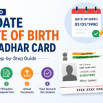 How to update date of birth in aadhar card