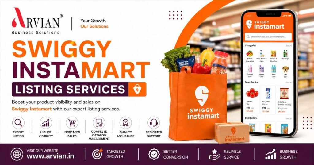 Swiggy instamart listing Services