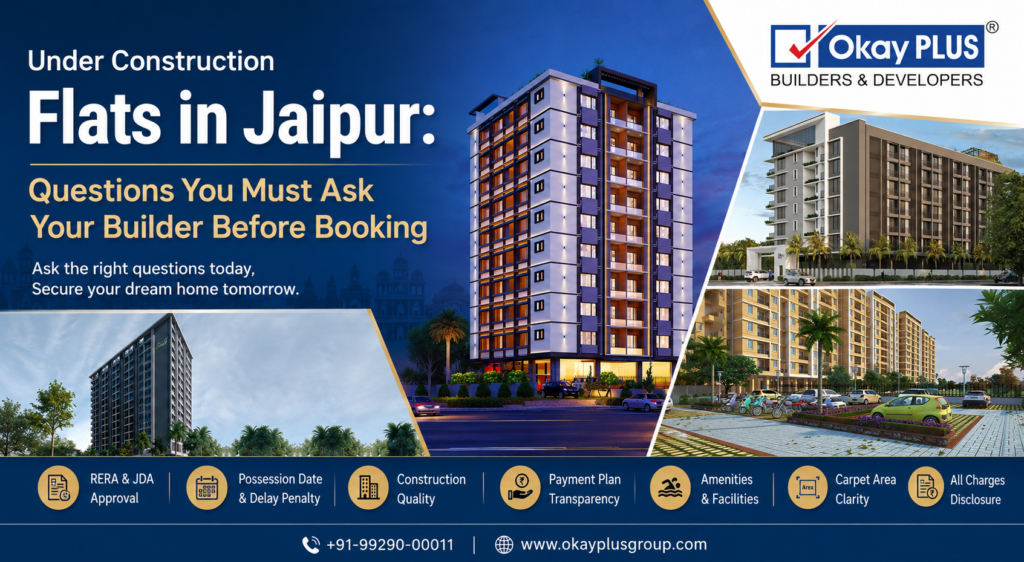 Under Construction Flats in Jaipur: Questions You Must Ask Your Builder Before Booking