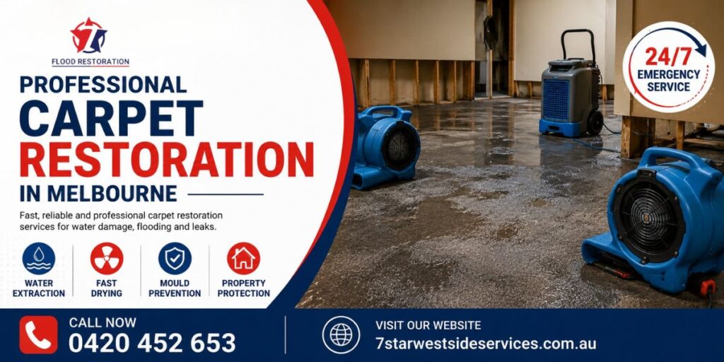 Why Professional Carpet Restoration in Melbourne Is Essential After Water Damage