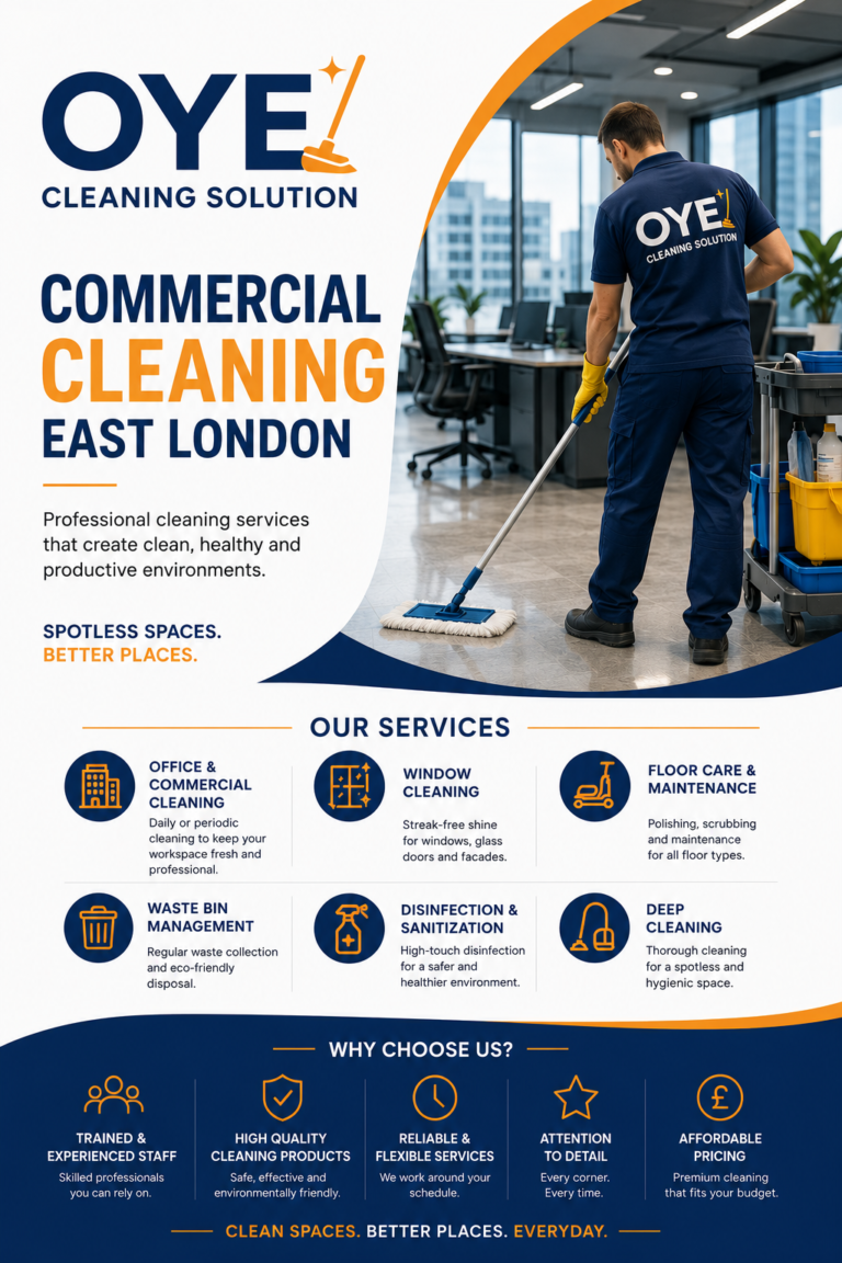 Commercial Cleaners East London