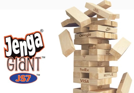 Custom Jenga With Logo