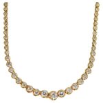 gold diamond necklace