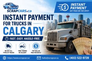 instant payment for trucks in Calgary
