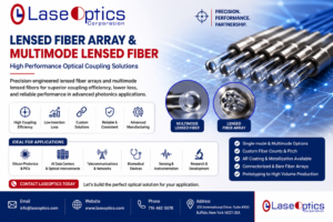 lensed fiber array