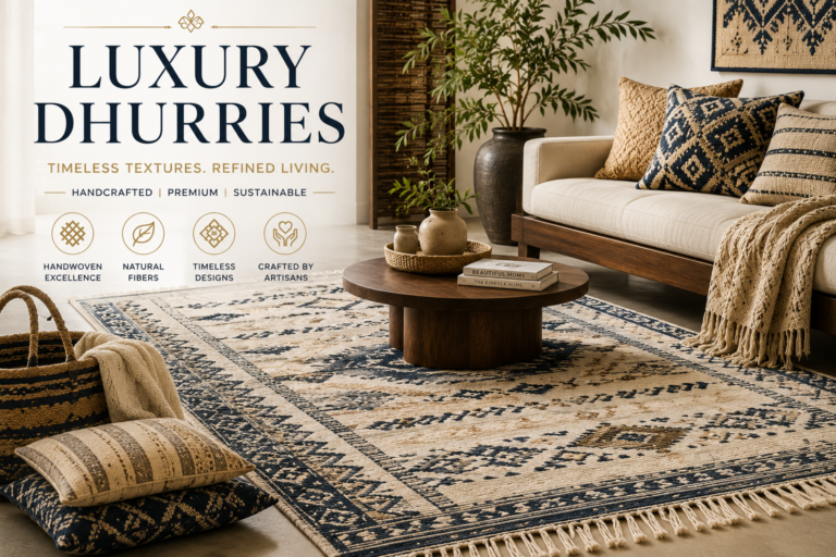 luxury dhurrie