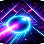 Neon Ball Rolling Game Online