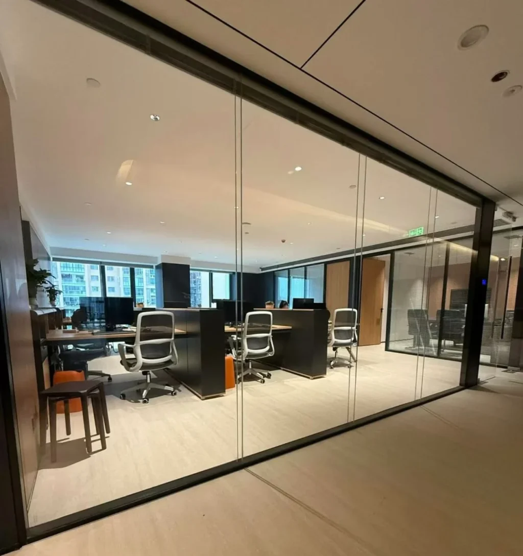 aluminum glass partition