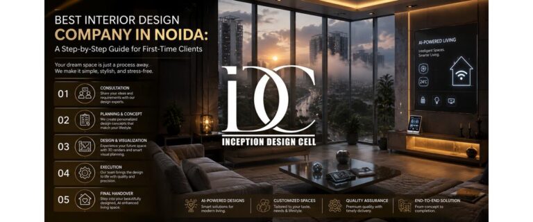 Best Interior Design Company in Noida: A Step-by-Step Guide for First-Time Clients
