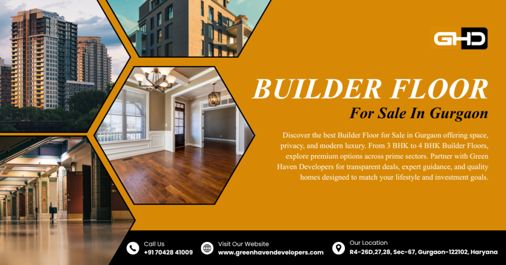 Builder Floor For Sale in Gurgaon