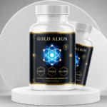 Gold Align supplement bottle displayed with a clean wellness background, representing natural mental clarity, enhanced focus, cognitive support, balanced energy, and overall daily wellness.