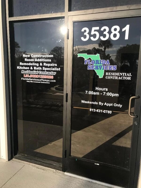 Custom Office Door Signs in Tampa