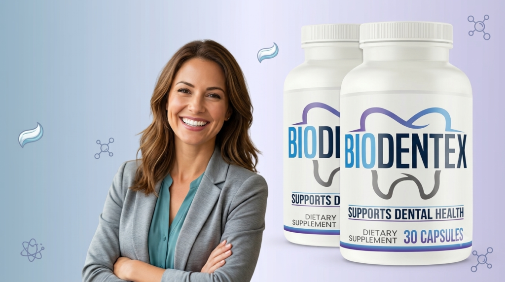Biodentex natural supplement for stronger teeth and healthier gums