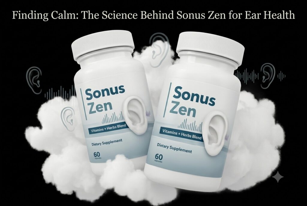 SonusZen Review hearing support supplement bottle