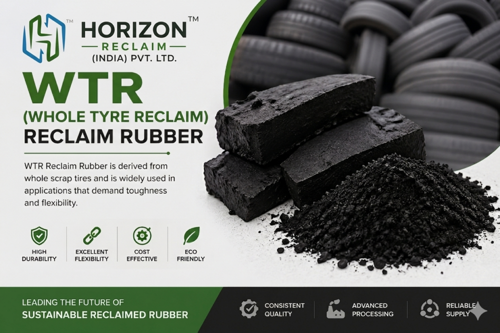 Whole tyre rubber reclaim