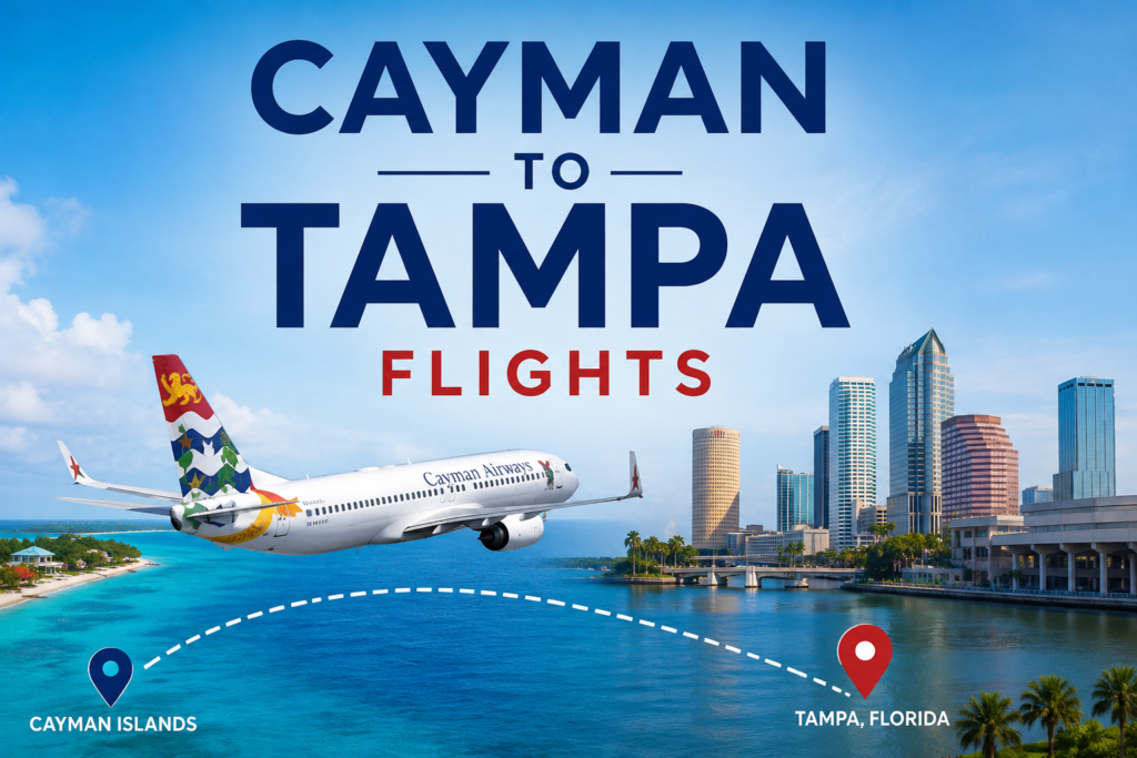 Discover convenient Cayman to Tampa flights and plan your journey from the Cayman Islands to Tampa, Florida. Explore flight options, travel schedules, and helpful tips for a smooth trip with Cayman Airways.