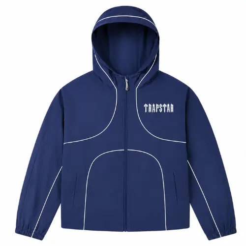 Blue Puffer Jacket Trapstar f