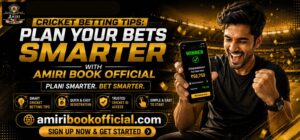 Smart cricket betting tips and planning with Amiri Book Official