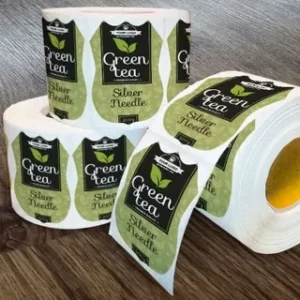 Custom Die-Cut Roll Labels for Warehouse Use