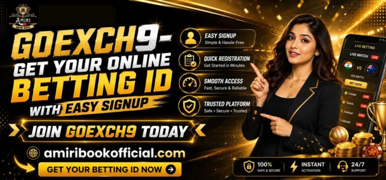 Get Goexch9 betting ID through simple registration