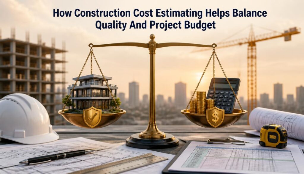 How Construction Cost Estimating Helps Balance Quality And Project Budget