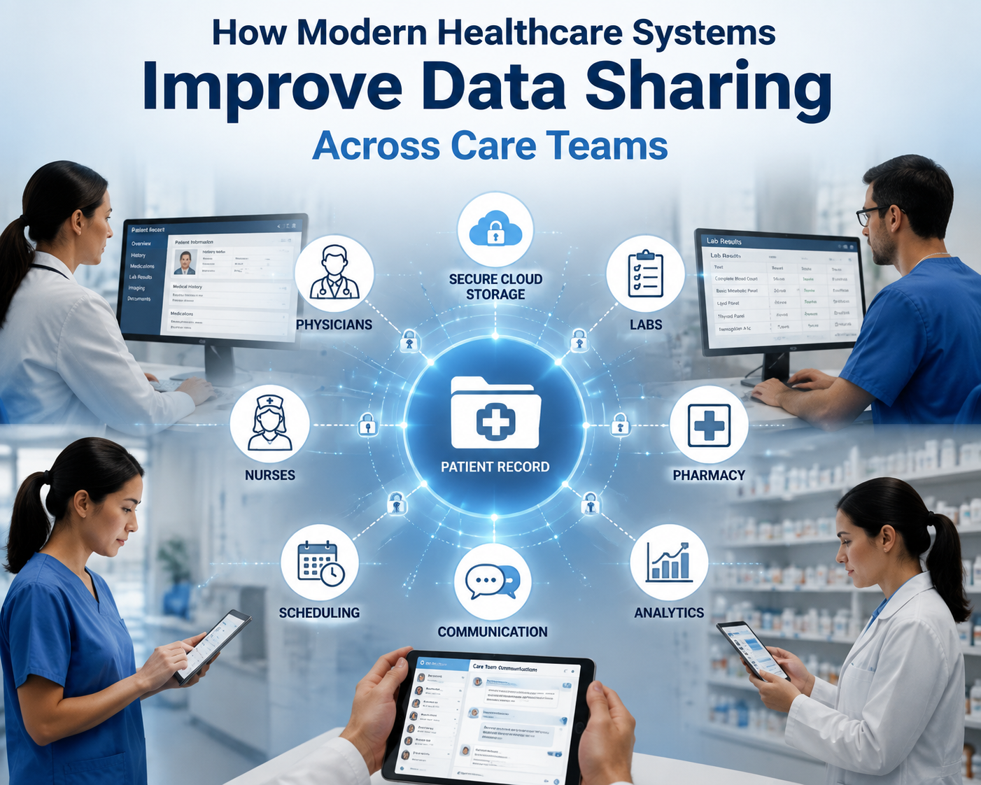 How Modern Healthcare Systems Improve Data Sharing Across Care Teams