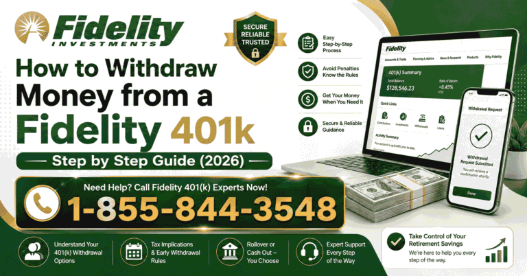 How to Withdraw Money from a Fidelity 401k - Step by Step (2026) 1-855-844-3548