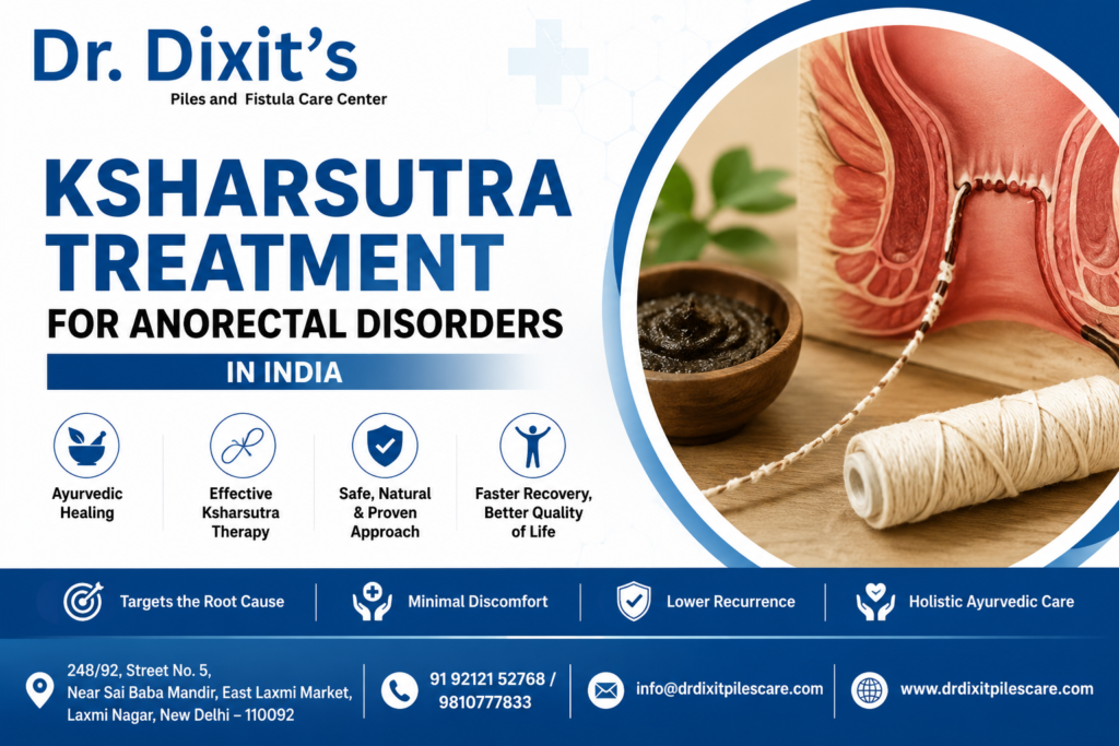 Ksharsutra Treatment for Anorectal Disorders in India