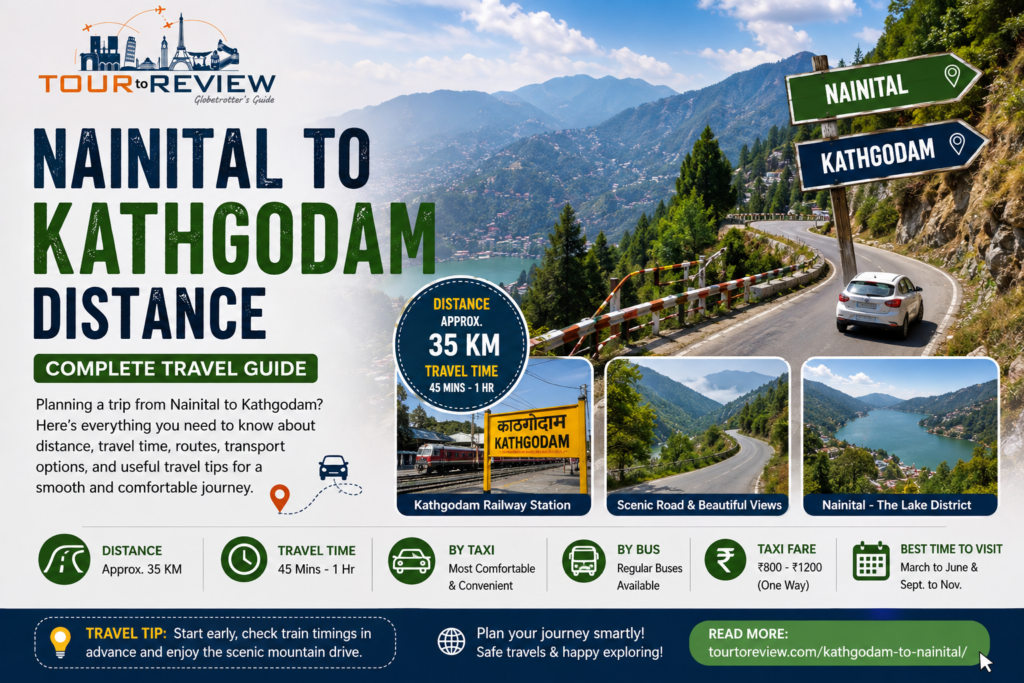 Kathgodam to Nainital travel route through scenic Uttarakhand hills and mountain roads