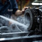 Precision Dry Ice Cleaning on Automotive Engine Parts