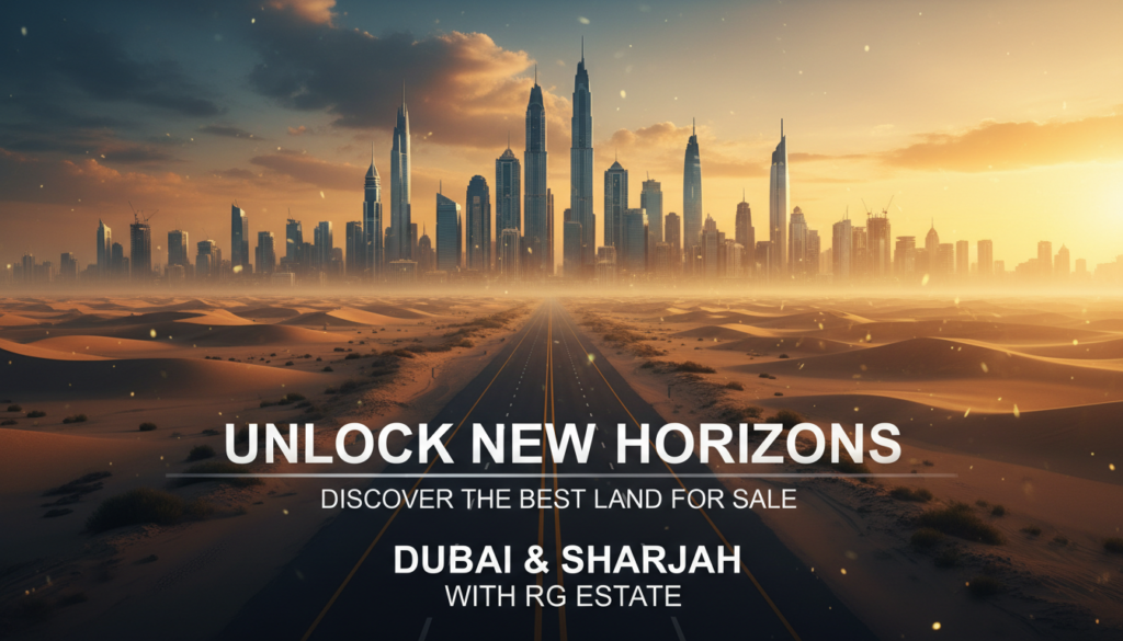 Unlock New Horizons: Discover the Best Land for Sale in Dubai & Sharjah with RG Estate