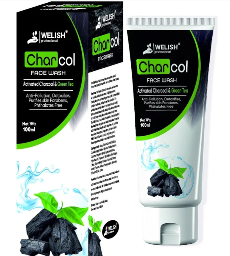 Welish Charcoal Face Wash
