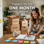 Things to Do One Month Before Moving Day