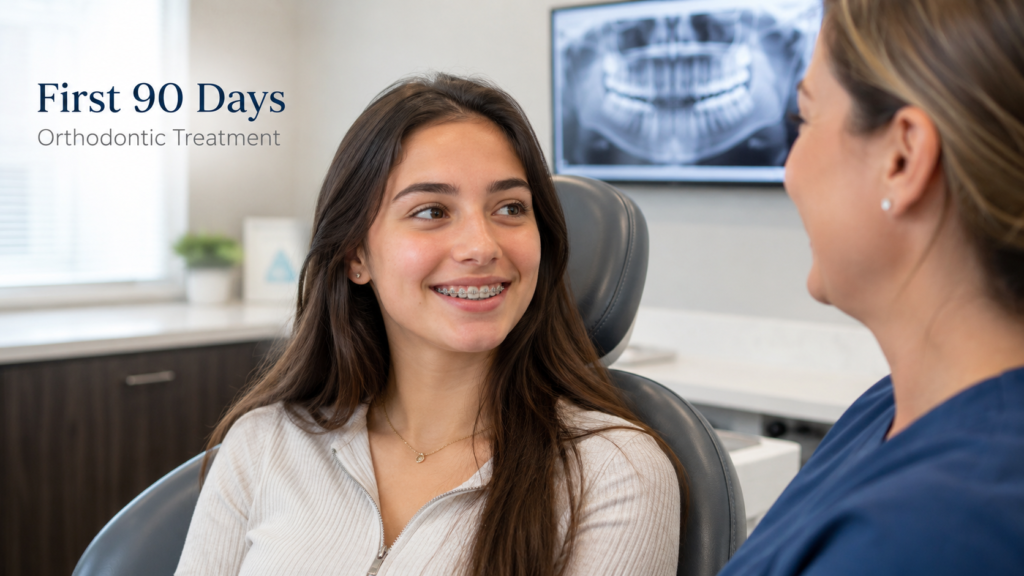 What to Expect During the First 90 Days of Orthodontic Treatment