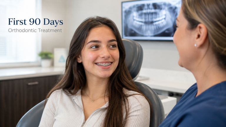 What to Expect During the First 90 Days of Orthodontic Treatment